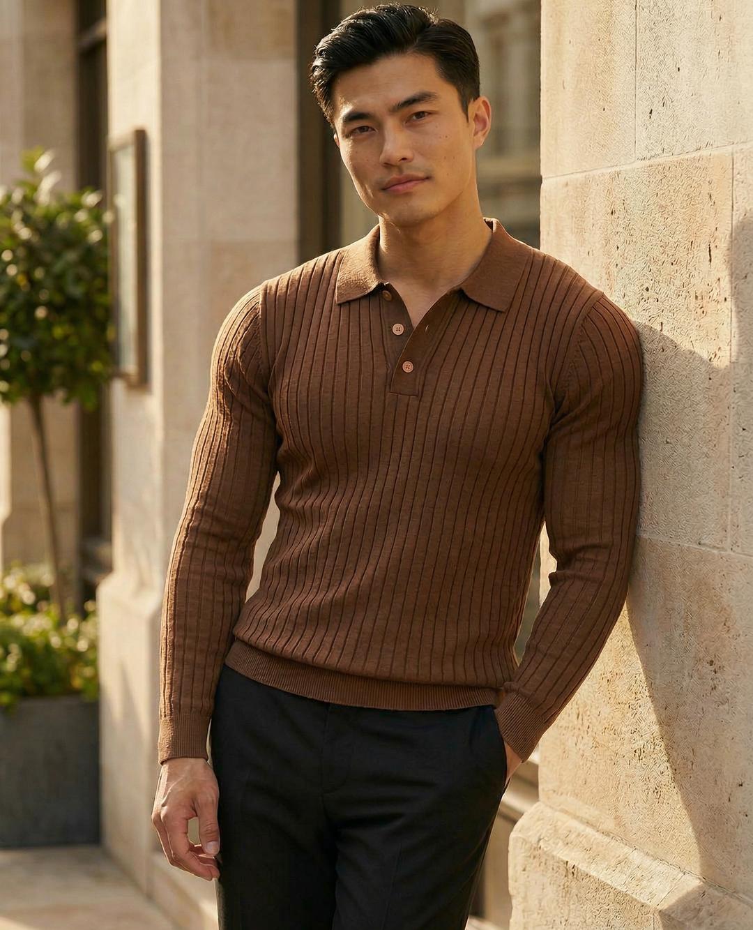 The Alden Ribbed Polo