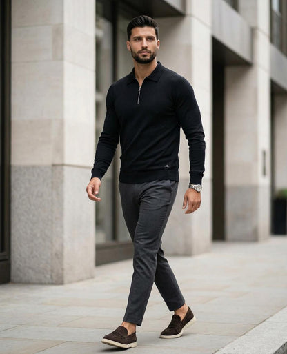 The Kingsley Zip Polo