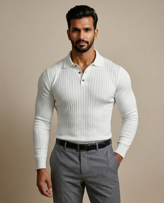 The Alden Ribbed Polo