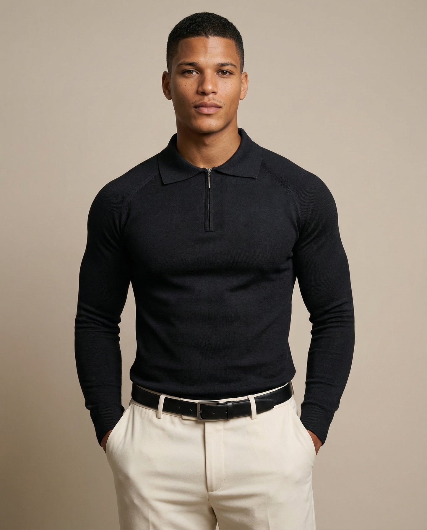 The Kingsley Zip Polo