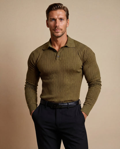 The Alden Ribbed Polo