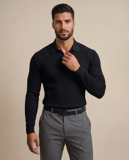 The Alden Ribbed Polo